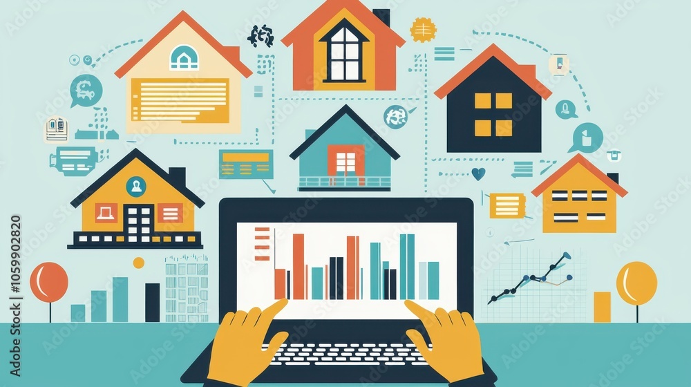 Fototapeta premium Navigating the Housing Market with Loans