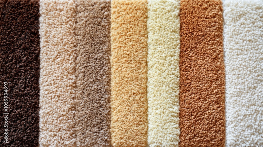 Fototapeta premium Soft Textured Fabric Color Palette for Interiors