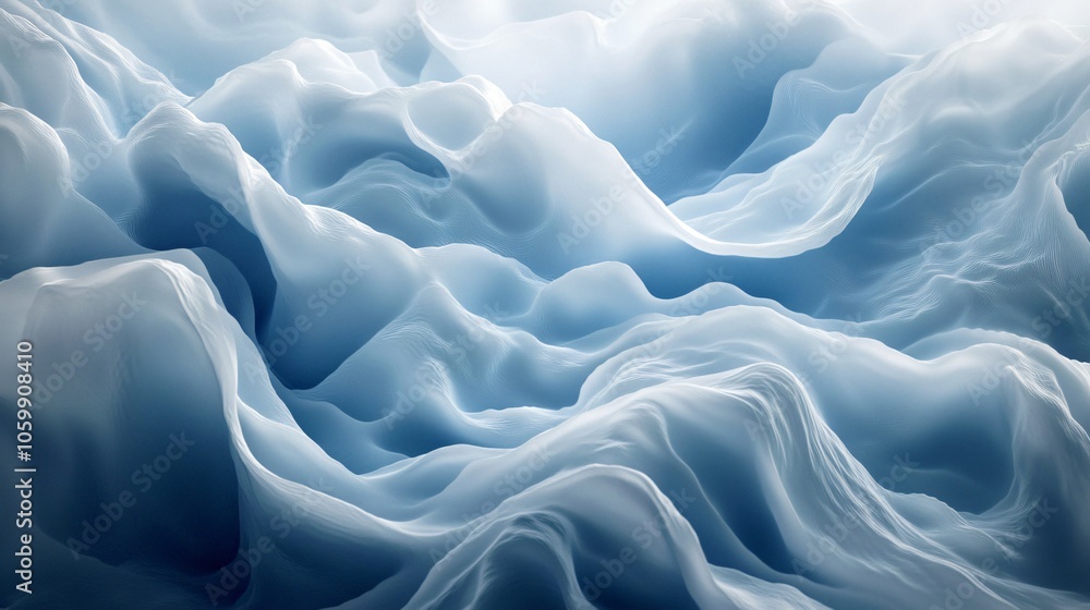 Obraz premium Abstract Glacial Ice Formations