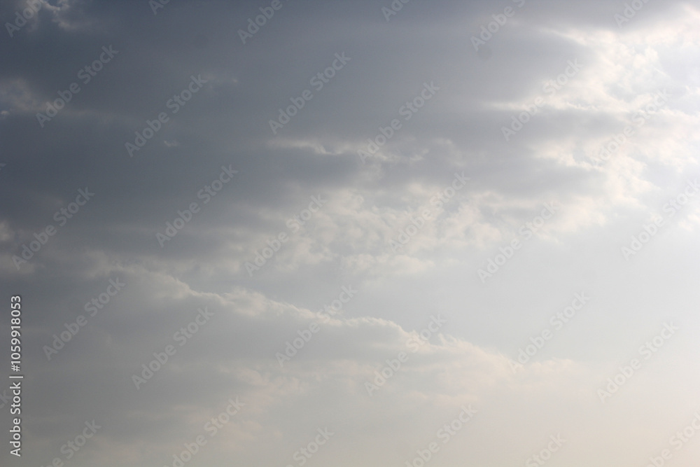 Fototapeta premium clouds with blue sky background at afternoon 