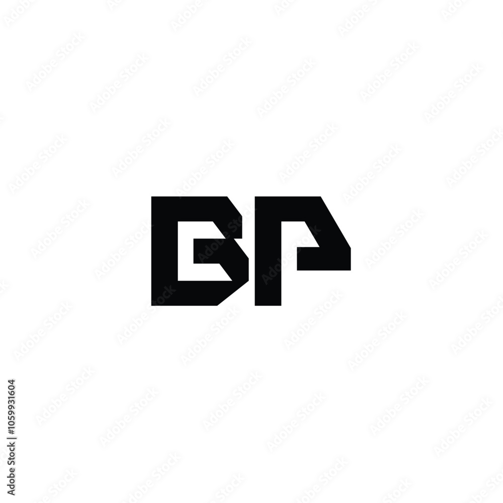BP monogram logo design letter text name symbol monochrome logotype alphabet character simple logo BP monogram logo design letter text name symbol monochrome logotype alphabet character simple logo