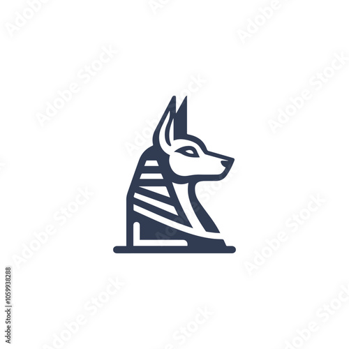 Egypt Anubis God Logo