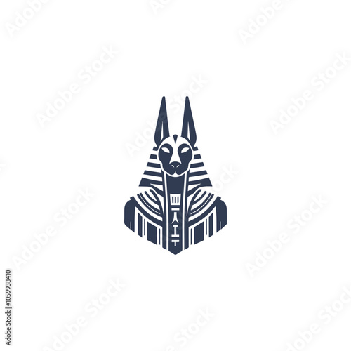 Egypt Anubis God Logo