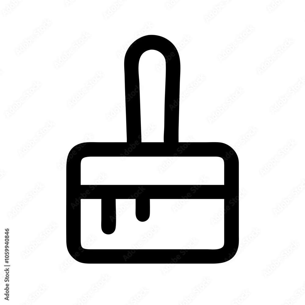 Obraz premium brush icon