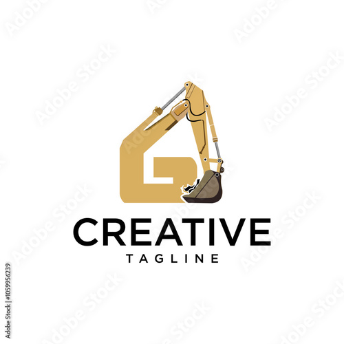 logo G excavator technologies innovation in earthworks and heavy equipment