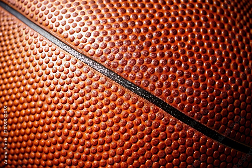 Fototapeta premium Basketball texture with visible air bubbles or blisters on the surface, basketball, natural, bubbles, outdoors, blisters