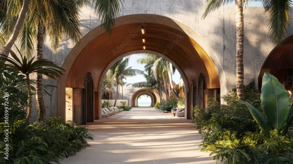 Fototapeta premium Tropical Archway.