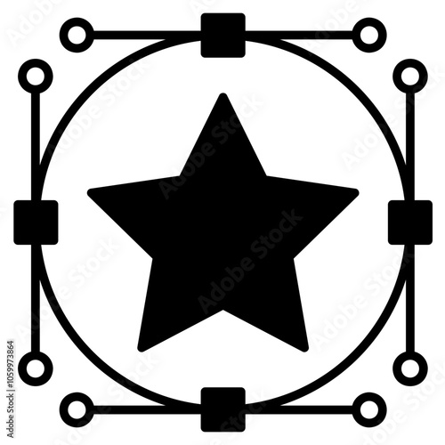 Branding Black Fill Icon minimalist vector illustration ,simple transparent graphic element .Isolated on white background