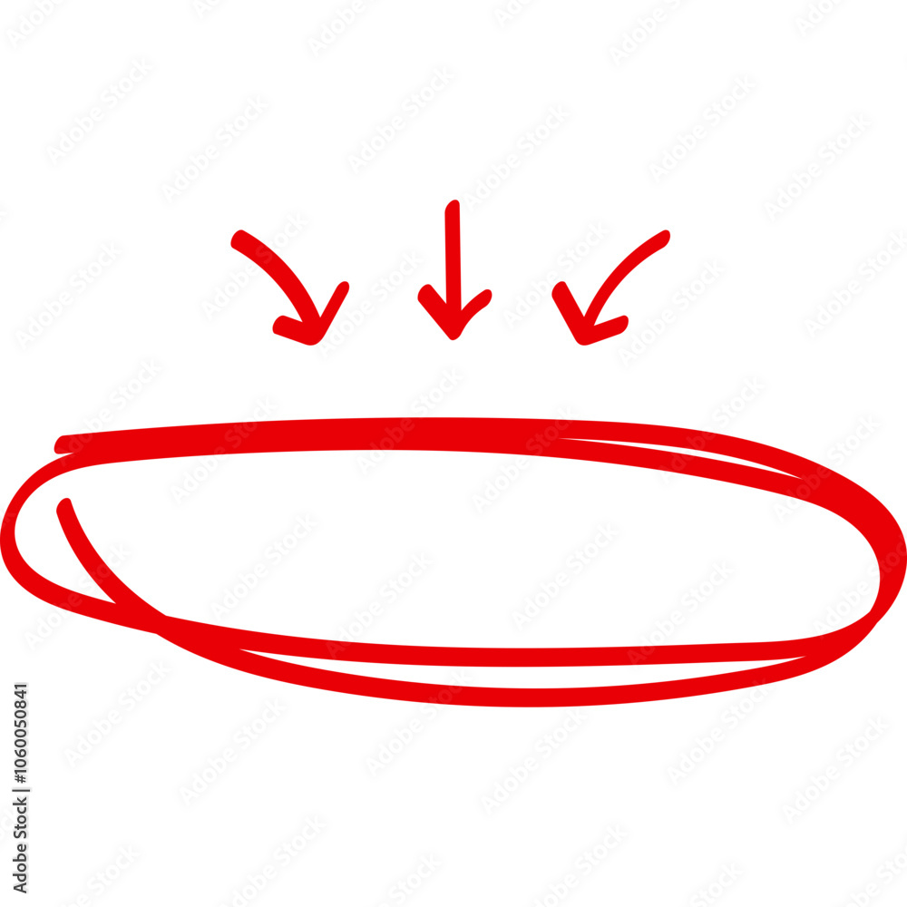 Obraz premium Higlight Marker Doodle