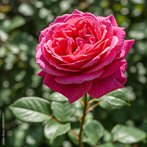 pink rose in garden