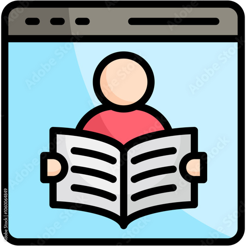 E Learning Platform Icon