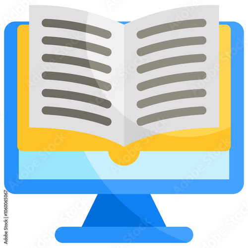 Digital Reading Icon