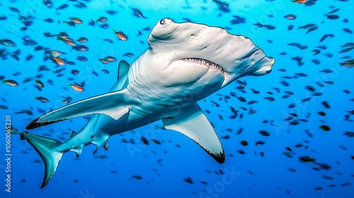 Hammerhead Shark in Malpelo Island Waters, Colombia photo