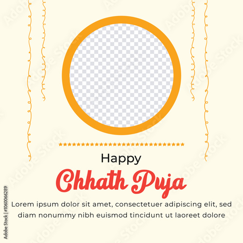 chhath puja poster design , chhath puja element