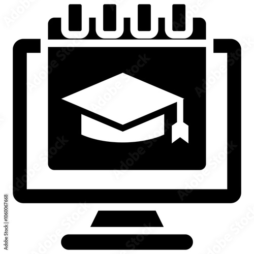 Online Study Schedule Icon