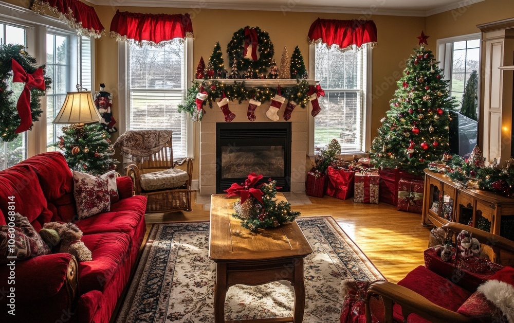Obraz premium Christmas room professional