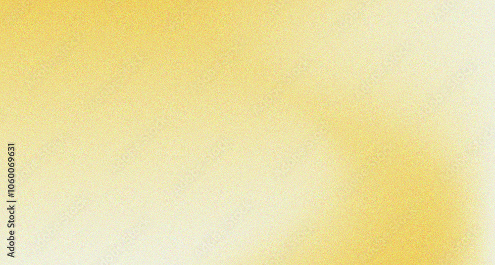 Obraz premium Modern yellow white gradient background, grainy texture smooth color gradient noise texture, copy space