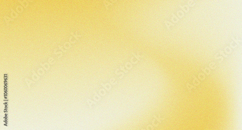 Modern yellow  white gradient background, grainy texture smooth color gradient noise texture, copy space