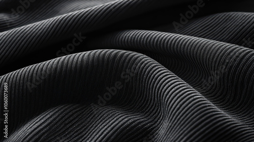 Wallpaper Mural A black fabric with a shiny texture Torontodigital.ca