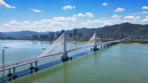 Fuyang Bridge, Fuyang District, Hangzhou City, China photo