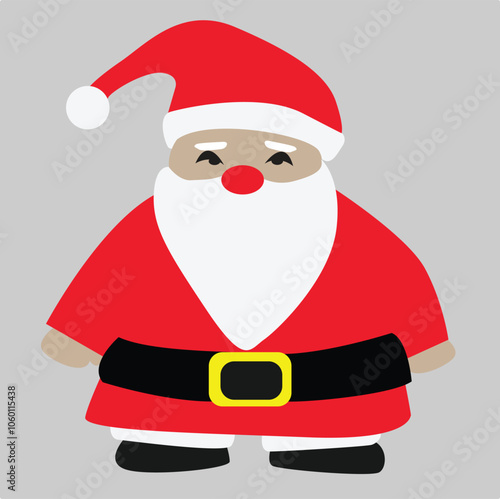Santa claus christmas vector. Merry Christmas.