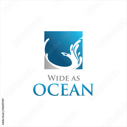 abstract ocean waves
