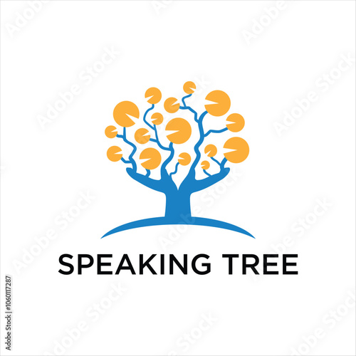 tree with talking person icon