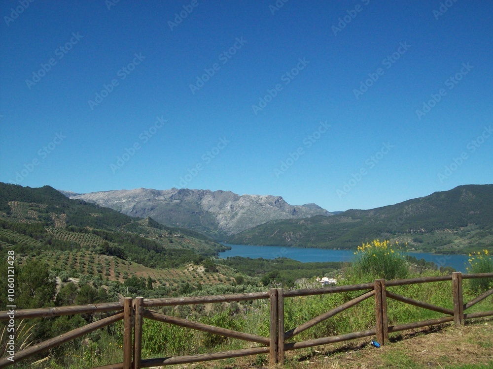 Fototapeta premium Pantano desde el mirador