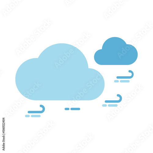 cloud winter flat icon