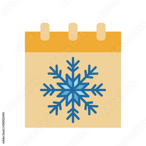 winter season, winter flat icon