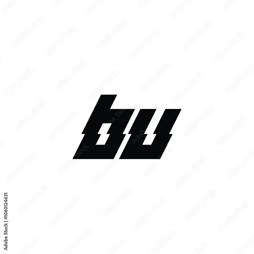 BU monogram logo design letter text name symbol monochrome logotype alphabet character simple logo BU monogram logo design letter text name symbol monochrome logotype alphabet character simple logo