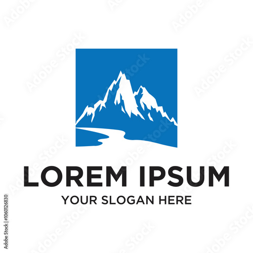 mountain logo design