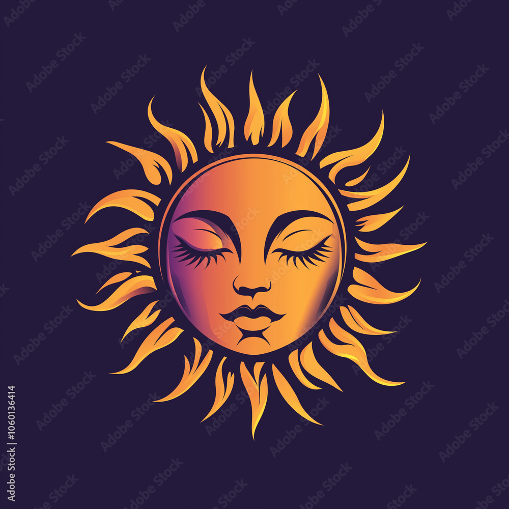 Sun logo Vectors, AI Generated Sun logo Vectors, AI Generated