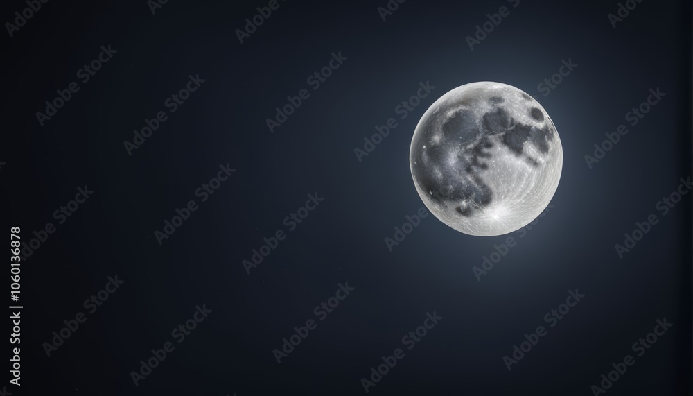 Obraz premium full moon over sky