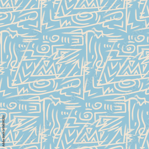 Abstract line seamless pattern