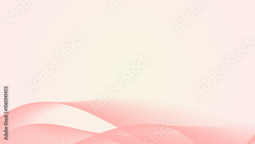 波のようなウエーブとグラデーション背景