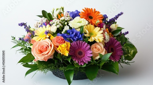 Wallpaper Mural Colorful flower bouquet  beautiful arrangement Torontodigital.ca