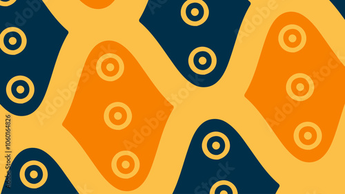 seamless pattern with colorful hearts