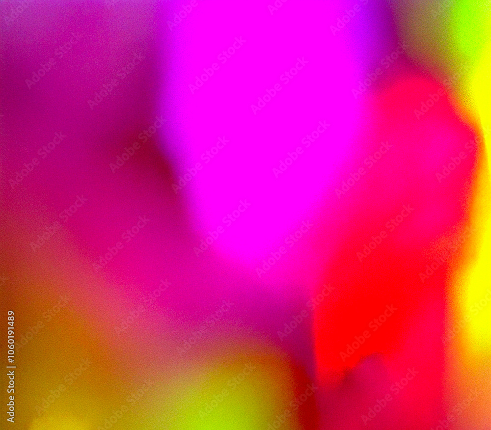 Obraz premium Abstrakcyjny neonowy obraz. Psychodeliczna abstrakcja. Nowoczesny gradient różowo-czerwony