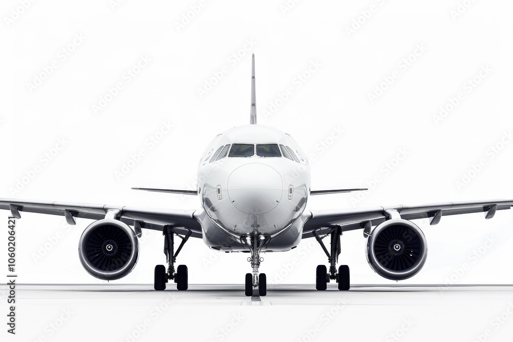 Fototapeta premium Airplane on the Runway