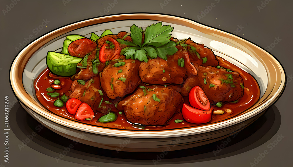 Capture the layers of flavor in Indonesian rendang. Capture the layers of flavor in Indonesian rendang.