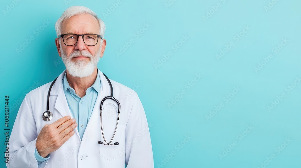 Doctor reassuring patient with hand on shoulder, calm clinical setting, explaining ear ringing Doctor reassuring patient with hand on shoulder, calm clinical setting, explaining ear ringing