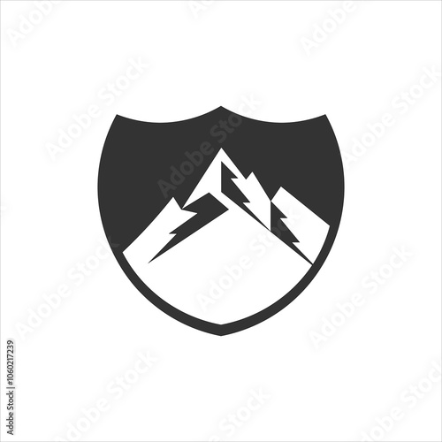 Adventure Logo with shield combination