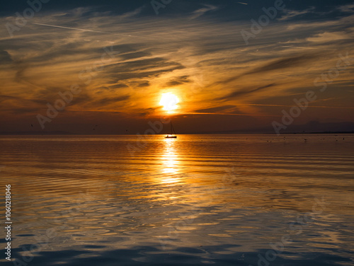 Sonnenuntergang am Neusiedler See photo