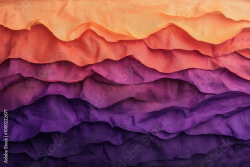 Wallpaper Mural Gradient from rich orange to deep purple with fine grain texture for a vibrant, artistic feel Torontodigital.ca