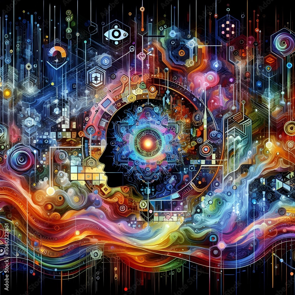 Obraz premium Digital Harmony
