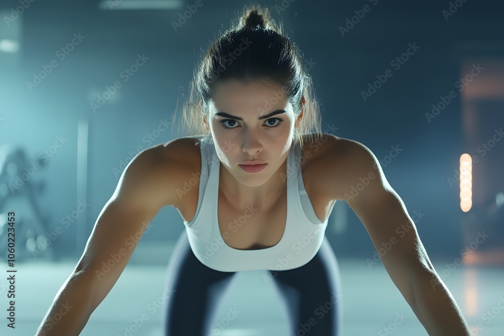 Determined athlete engages in intense workout training to build strength and endurance for optimal performance Determined athlete engages in intense workout training to build strength and endurance for optimal performance