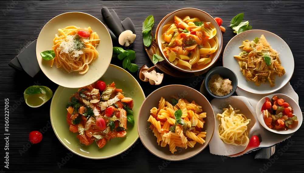 Creative pasta dishes using non-traditional ingredients. Creative pasta dishes using non-traditional ingredients.