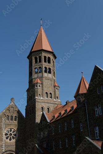 Clervaux abbey, Esch sur Sur, Luxembourg europe