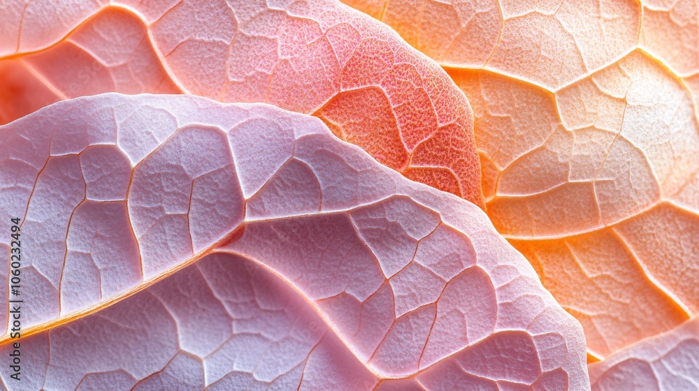 Fototapeta premium Soft Light on Layered Botanical Leaves